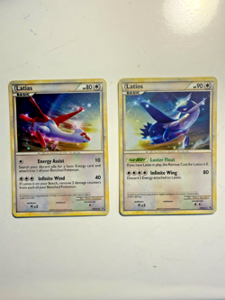 Latios and Latias Holo HGSS10 and 11 Black Star Promo 2010 Pokemon TCG LP - Image 1
