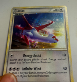 Latios and Latias Holo HGSS10 and 11 Black Star Promo 2010 Pokemon TCG LP - Image 3