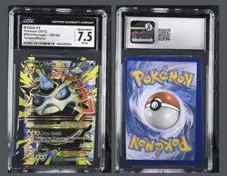 CGC 7.5 NM+ ERROR MISCUT M Glalie EX 156/162 XY Breakthrough Ultra Rare Pokemon - Image 1