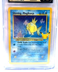 2021 POKEMON " PRISTINE " GRADE 10 ! SHINING MAGIKARP # 66/64 LOW POP AWESOME !! - Image 2