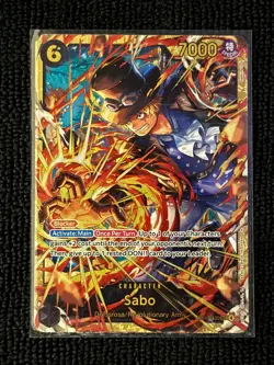 Sabo (120) OP13-120 NM SEC (EN) - Pokemon TCG Carrying On His Will - Image 1