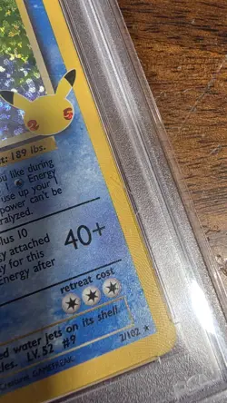 Pokemon TCG Blastoise EX Sir Scarlet & Violet 151 Grade 10 (FEW SCRATCHES) - Image 3
