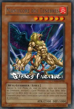 Yu-Gi-Oh ! Manticore des tenebres CP03-FR008 VF/RARE - Image 1