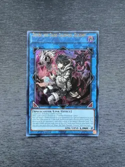 YuGiOh! Dharc The Dark Charmer, Gloomy RA03 - Error Misprint Name Shift NM - Image 1