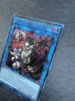 YuGiOh! Dharc The Dark Charmer, Gloomy RA03 - Error Misprint Name Shift NM - Image 5