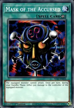 Mask of The Accursed - 1st Edition STAS-EN026 - NM - YuGiOh - Image 1