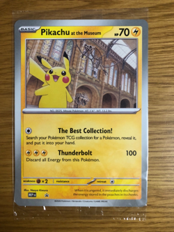 Pokemon En Promo Card Pikachu At The Museum Oversize Card x 2 New - Image 4