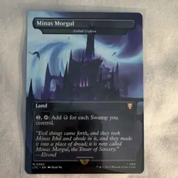 Magic: The Gathering Minas Morgul Land Borderless Mythic LTC 0360 EN - Image 1