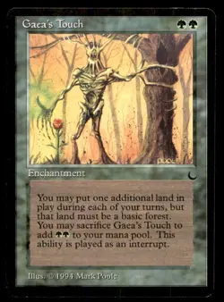Gaea's Touch LP Light Play The Dark MTG [6679] - Image 1