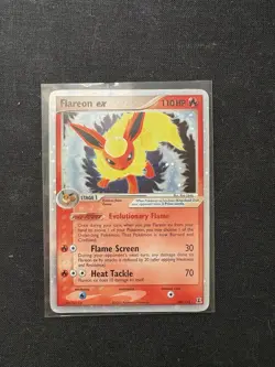 Pokemon Card TCG Flareon ex 108/113 Holo Delta Species Ultra Rare Holo 2005 - Image 1