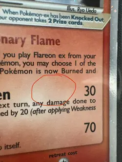 Pokemon Card TCG Flareon ex 108/113 Holo Delta Species Ultra Rare Holo 2005 - Image 3