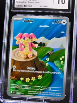 Pokemon Audino Black Bolt Illustration Rare #151 CGC 10 Gem Mint - Image 2