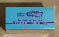 Pokemon TCG Fusion Strike ETB Pokemon Center Exclusive Factory Sealed New w Case - Image 4