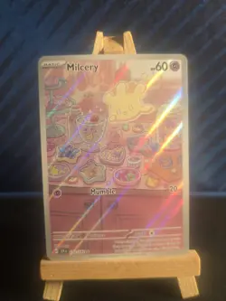 Pokemon TCG Milcery 152/142 Stellar Crown Illustration Rare - Image 1