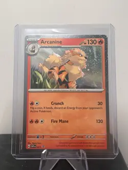 Pokemon TCG Arcanine SVP Black Star Promos SVP011 Holo Promo Cosmos Holo Rare - Image 1