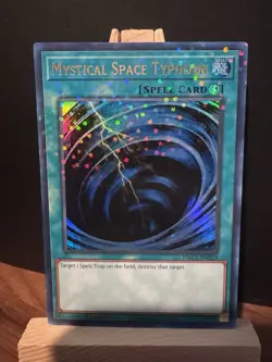 Yugioh Mystical Space Typhoon HAC1-EN023 Duel Terminal Ultra Rare 1st Ed NM - Image 1