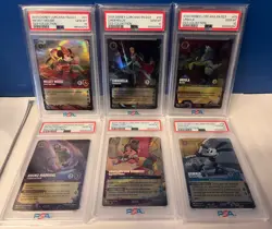 PSA 10 Lorcana 2024 D23 Expo Collection Full Set of 6 Sequential - Image 1