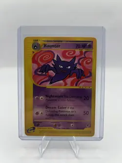 Pokemon TCG Expedition Base Set Haunter Regular Card 80/165 LP - Image 1