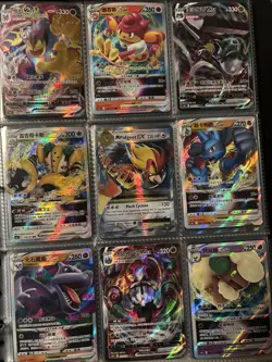 Pokemon Card Lot Collection Binder 108 Cards, XY, Mega EX, Vstar, Vmax, V, Holos - Image 1