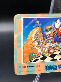 koopalings Mario bros 3 Card 1988 Nintendo Japan Japanese vintage No.38 - Image 3