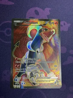 Pokemon Houndoom EX Full Art Card 153/162 Minty TCG XY Breakthrough - Image 1