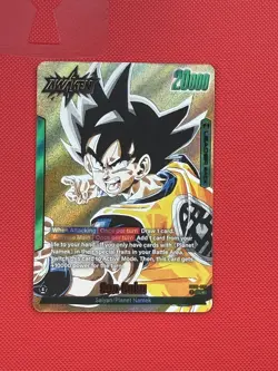 Son Goku SB02-033 Gold Leader Manga Booster 02 Dragon Ball Card English - Image 1