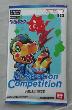 Digimon Card Game Illustration Competition Promo Booster Pack ENGLISH SEALED! - Image 1
