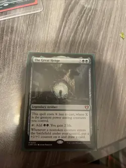Magic The Gathering The Great Henge Commander Masters Mythic 0294 Regular MTG - Image 1