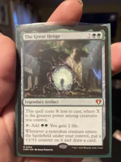 Magic The Gathering The Great Henge Commander Masters Mythic 0294 Regular MTG - Image 2