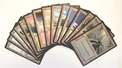 MTG Magic The Gathering Ice Age Land Island, Swamp, Mountain, Plains, Forest-NM+ - Image 2