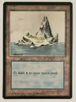 MTG Magic The Gathering Ice Age Land Island, Swamp, Mountain, Plains, Forest-NM+ - Image 5