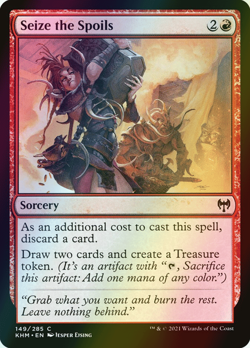 MTG Seize the Spoils Foil ** Kaldheim ** English (NM) - Image 1