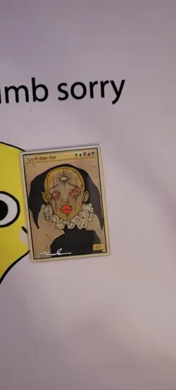 MTG ALTER: Garth One-Eye, by Mr. Forest. Full art alter - Image 1