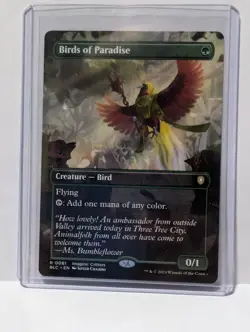 Birds of Paradise (Borderless) Commander: Bloomburrow Regular - Image 1