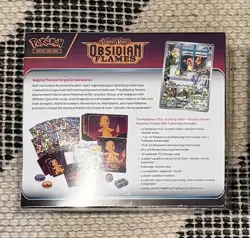 Pokemon TCG Obsidian Flames ETB Pokemon Center Elite Trainer Box Factory Sealed - Image 2