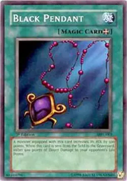 Black Pendant - MRL-003 - Super Rare - Unlimited Edition HP Yugioh Magic Ruler - - Image 1
