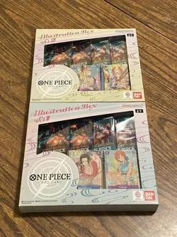 One Piece Illustration Box Volume 1 & 2 Set (Bundle of 2 Boxes - 1 of each) - Image 1