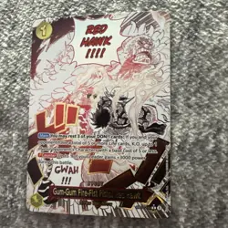 One Piece CCG - OP11 A Fist of Divine Speed - Gum-Gum Red Hawk Manga Event - Image 1