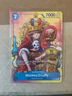 Monkey D. Luffy P-043 2nd Anniversary Tournament Promo One Piece English - NM - Image 1