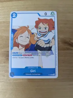 Nami Girl P-096 One Piece Prerelease Participation Fan Letter Promo English Card - Image 1