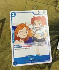 Nami Girl P-096 One Piece Prerelease Participation Fan Letter Promo English Card - Image 1