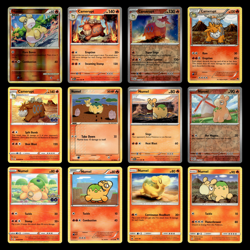12x Numel Lot Camerupt 35.0 HeartGold SoulSilver Unleashed Pokemon Cards Set TCG - Image 1