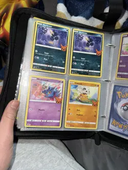 pokemon cards assortment of cards with binder almost whole binder full of cards. - Image 3