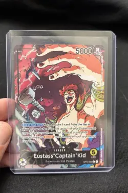 Eustass"Captain"Kid Leader Alt Art One Piece OP10-099 TCG English Card - Image 1