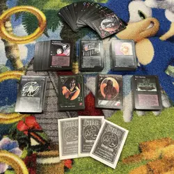 Jyhad Card Game Lot Of 390+ Used Deckmasters WOTC 1994 - Image 1