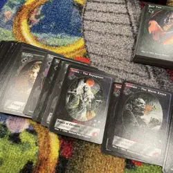 Jyhad Card Game Lot Of 390+ Used Deckmasters WOTC 1994 - Image 5