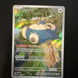 Pokemon TCG Snorlax #51 Scarlet & Violet 151 Promo Card - Image 2