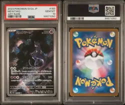 PSA 10 Mewtwo 183/165 SV2a 151 Art Rare Japanese Pokemon Card GEM MINT - Image 2