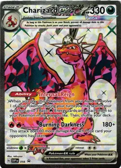 Charizard ex Holofoil 056 SV: Scarlet & Violet Promo Cards LP - Image 1