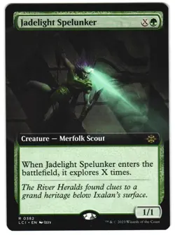 Jadelight Spelunker (Extended Art) 382 The Lost Caverns of Ixalan Near Mint MTG - Image 1